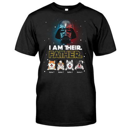 I Am Their Father - Personalized Father's Day Dog T-shirt and Hoodie