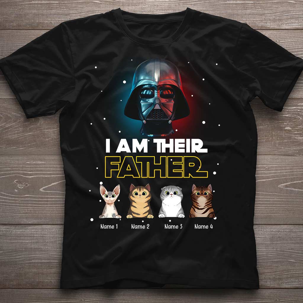 I Am Their Father - Personalized Father's Day Cat T-shirt and Hoodie