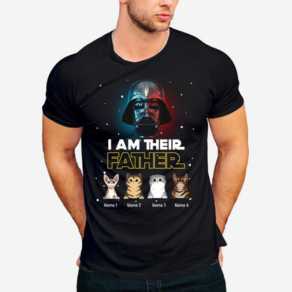 I Am Their Father - Personalized Father's Day Cat T-shirt and Hoodie