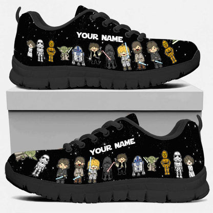 May The Force Be With You - Personalized Sneakers