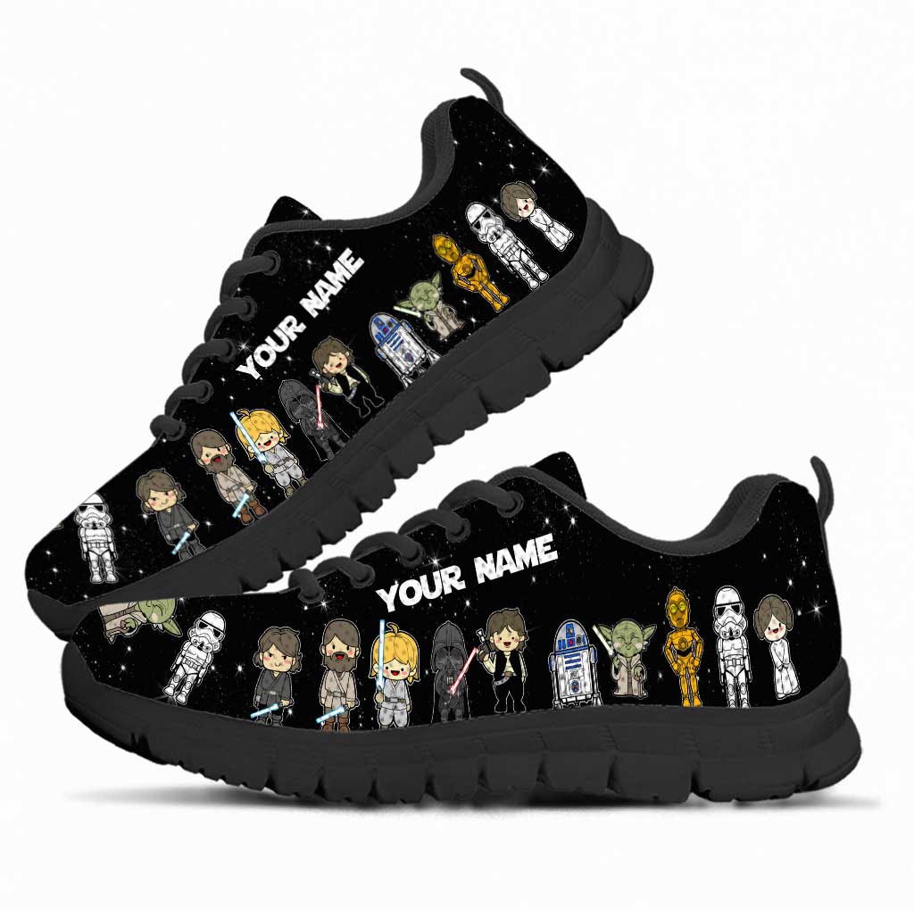 May The Force Be With You - Personalized Sneakers