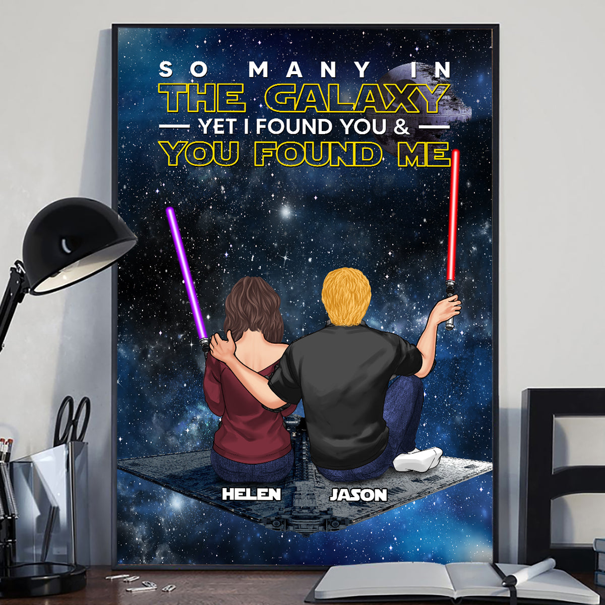 So Many In The Galaxy - Personalized The Force Canvas and Poster