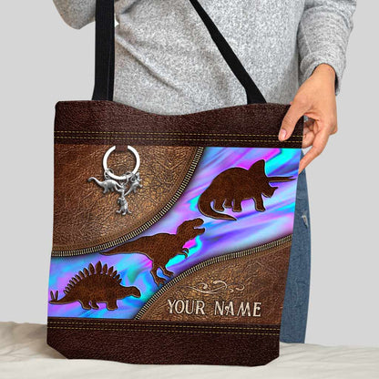 Dinosaur Personalized Tote Bag