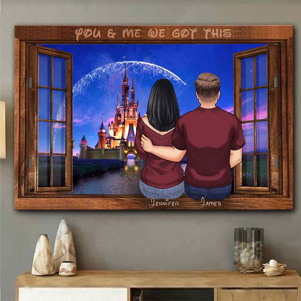 You & Me - Personalized Couple Canvas and Poster