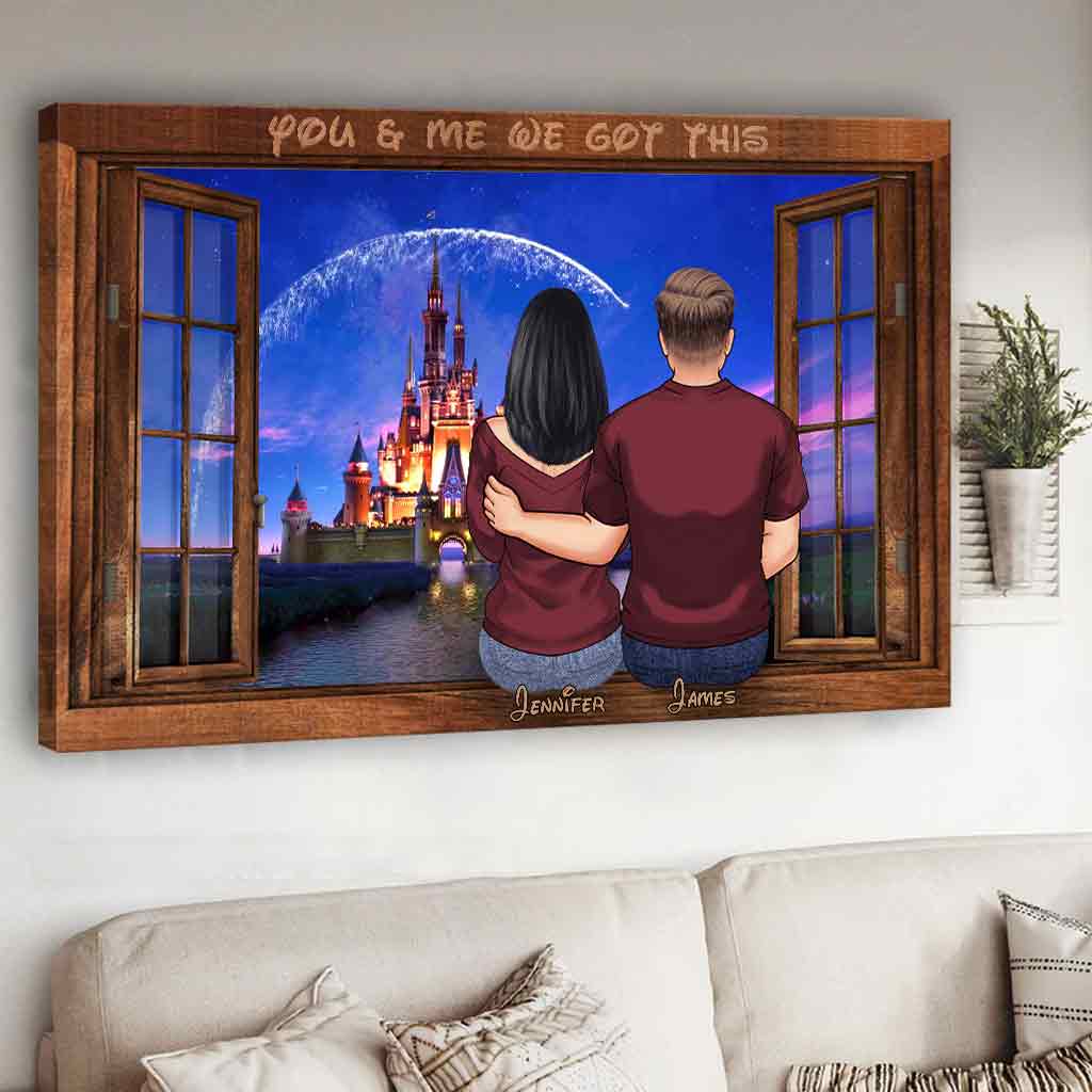 You & Me - Personalized Couple Canvas and Poster