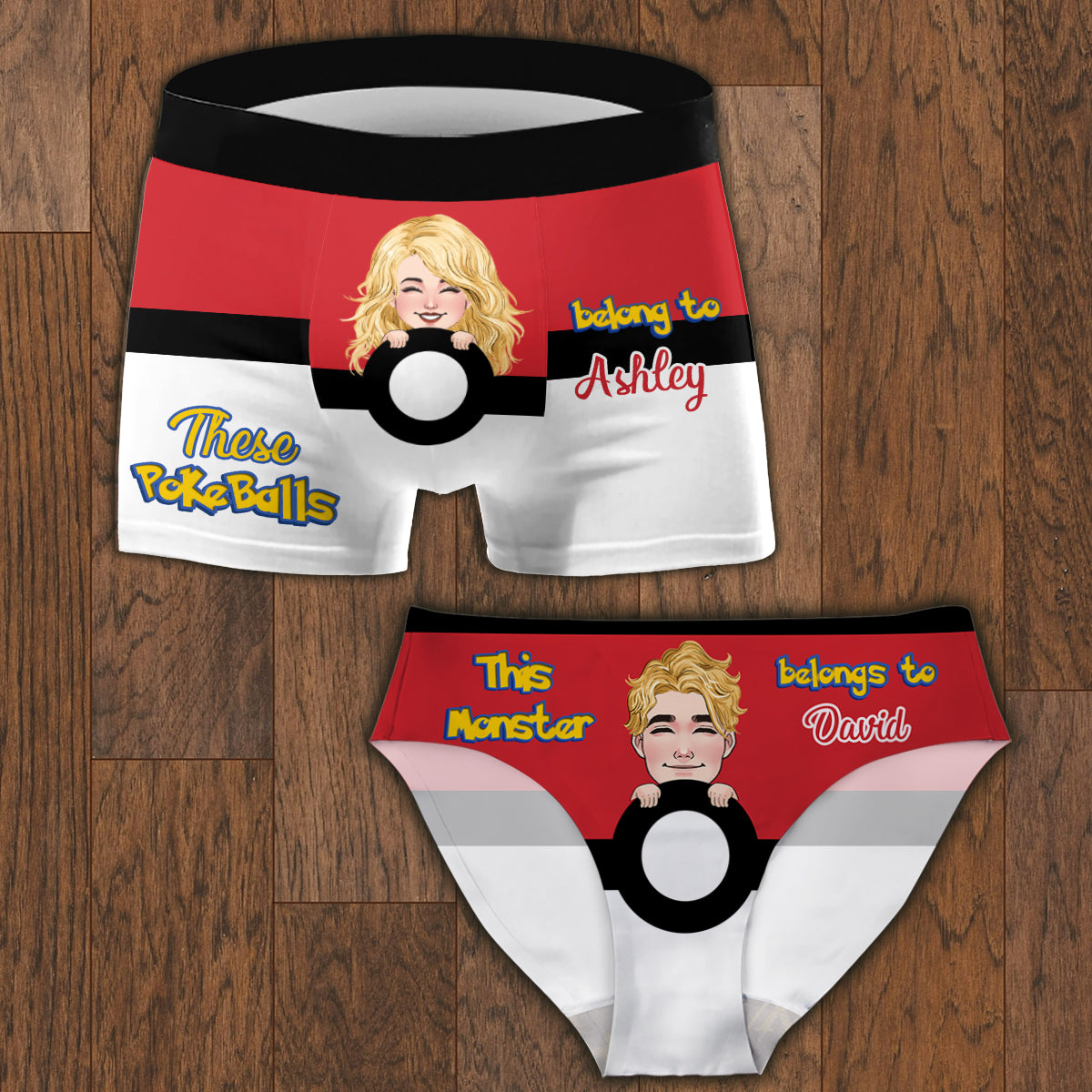 It’s Mine - Personalized Monster Trainer Women Briefs & Men Boxer Briefs