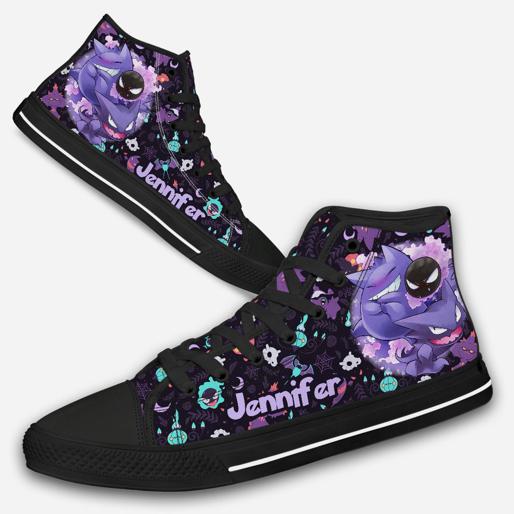 Purple Monsters - Personalized Monster Trainer High Top Shoes