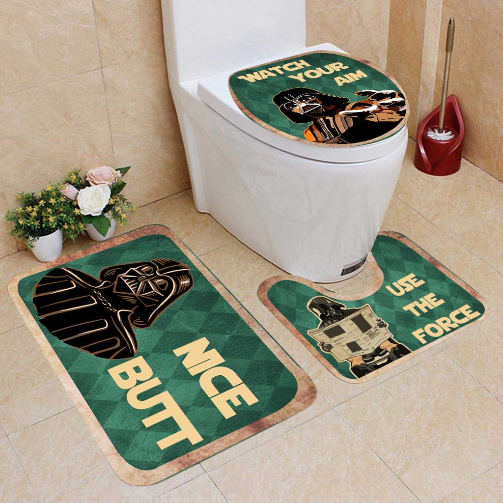 Use The Force - 3 Pieces Bathroom Mats Set