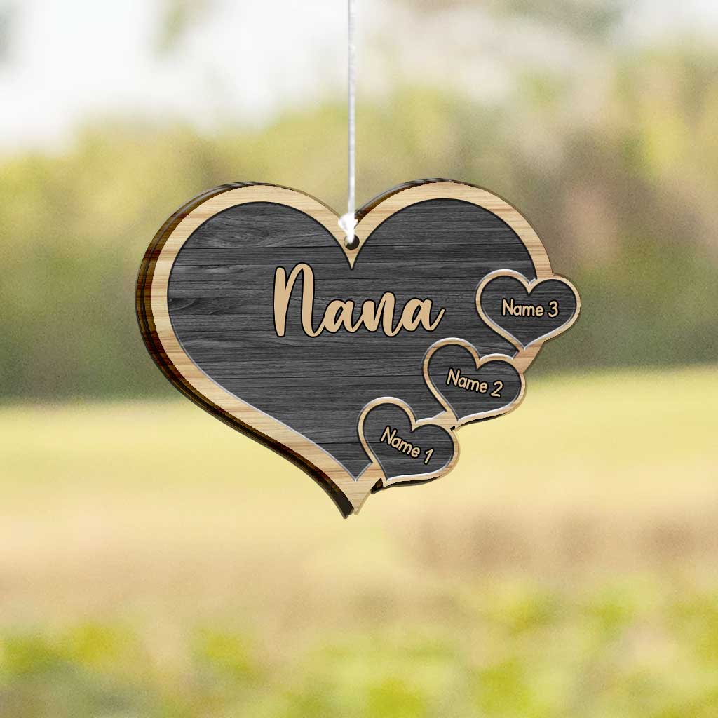 Nana's Hearts - Personalized Grandma Wind Chime