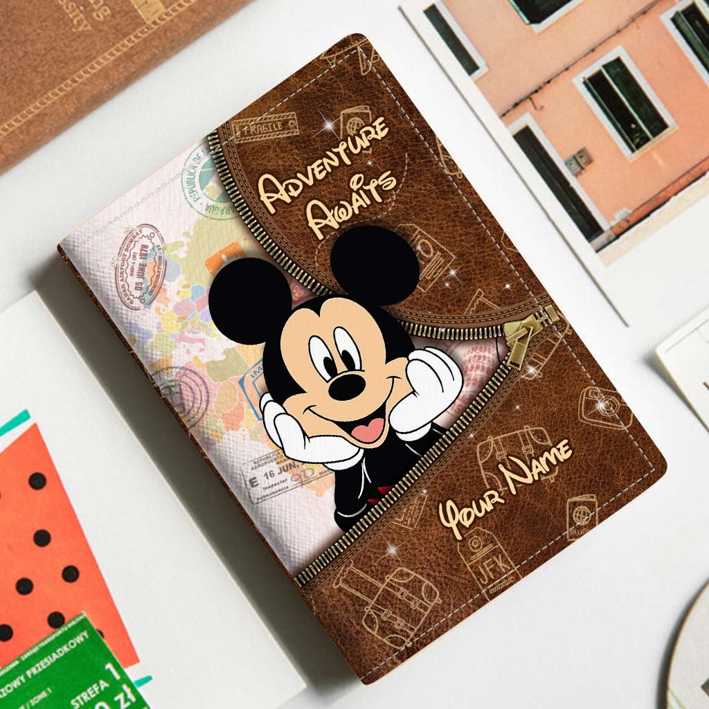 Adventure Await - Personalized Travelling Passport Holder