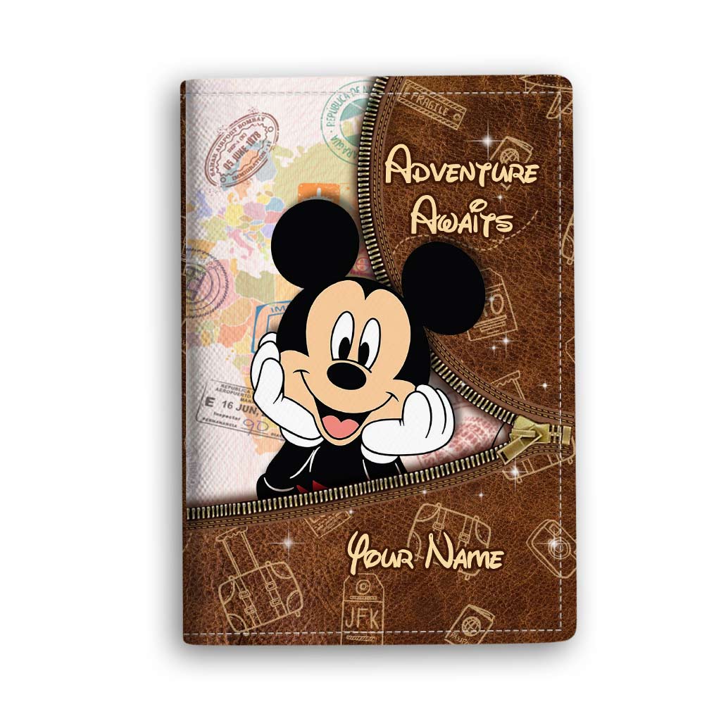 Adventure Await - Personalized Travelling Passport Holder