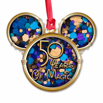 50 Years Of Magic - Mouse Ornament (Printed On Both Sides)