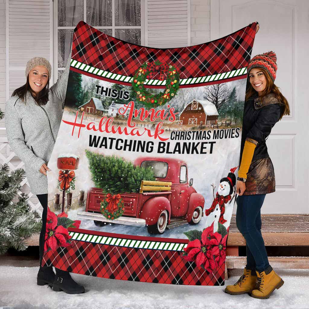 Christmas Movies Watching - Personalized Blanket