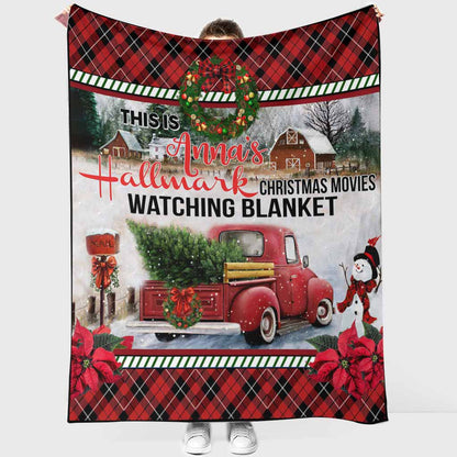 Christmas Movies Watching - Personalized Blanket