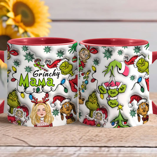 Grinchy Mama - Personalized Mother Accent Mug