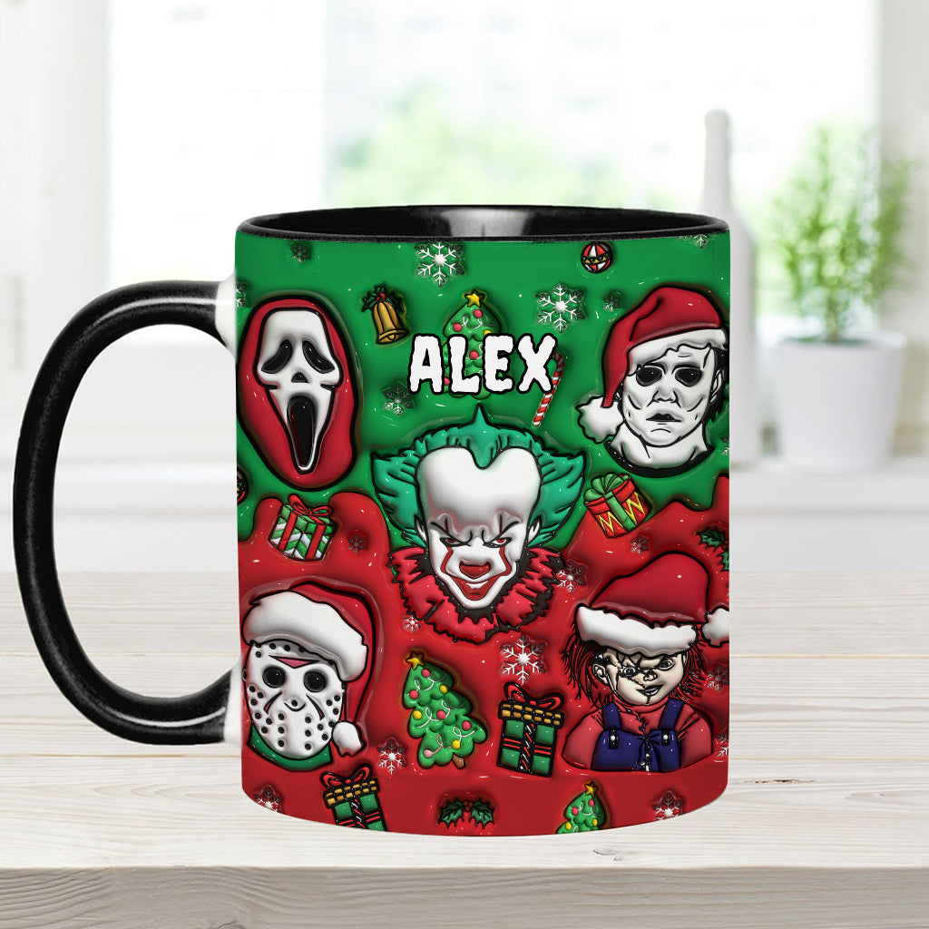 Horror Christmas - Personalized Accent Mug