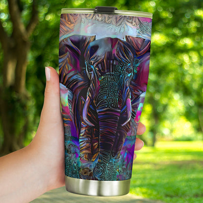 Elephant Mandala Elephant Tumbler 0622