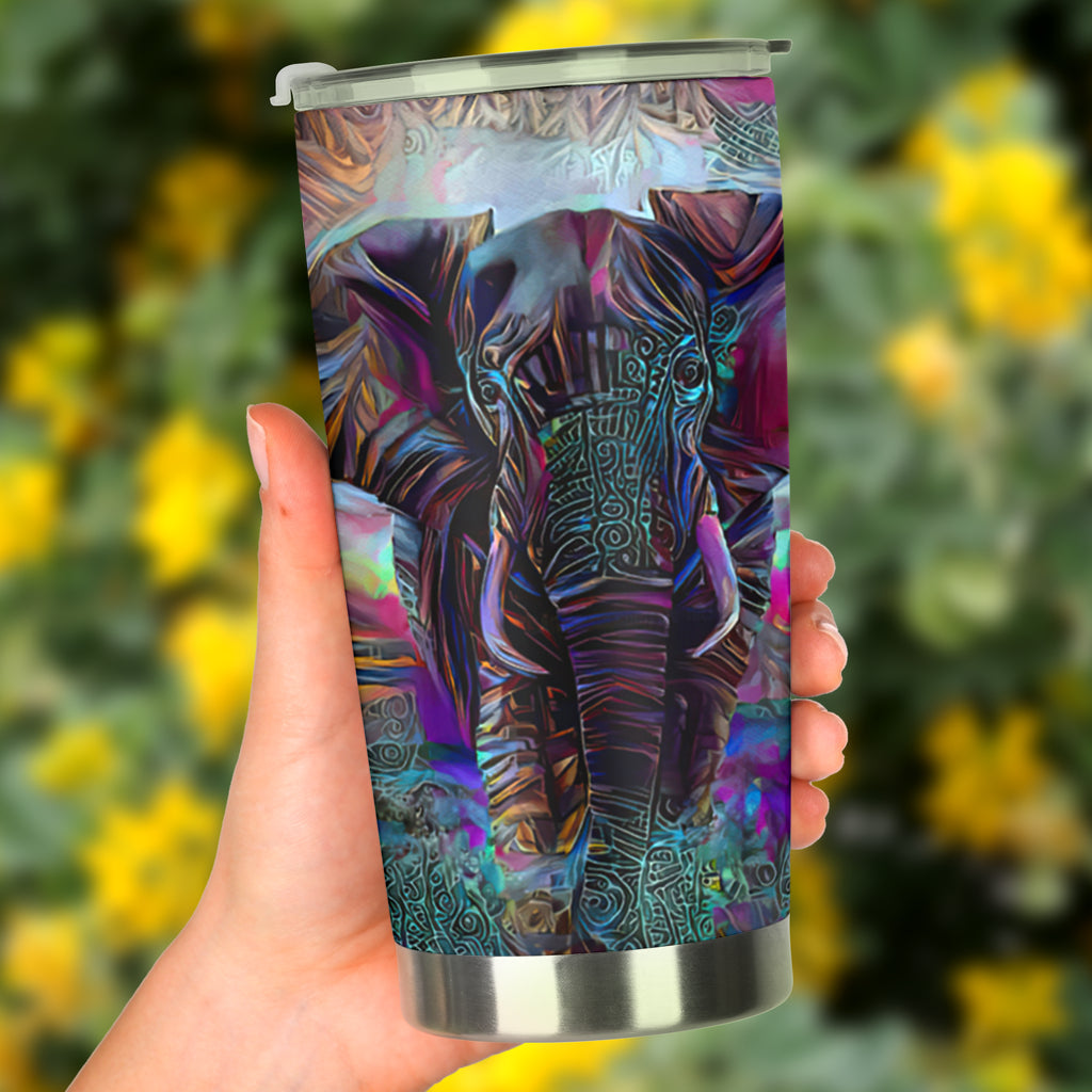 Elephant Mandala Elephant Tumbler 0622