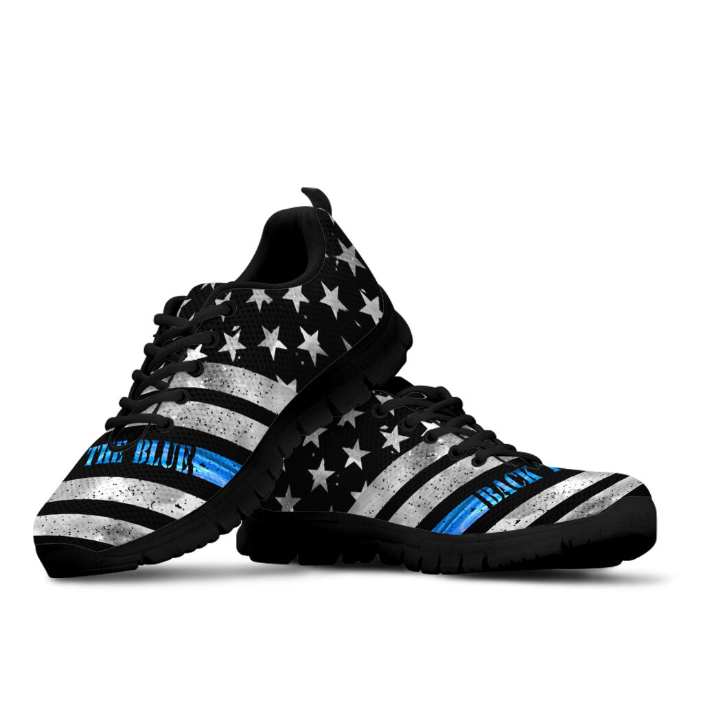 Police American Flag Police Officer Sneakers 0622