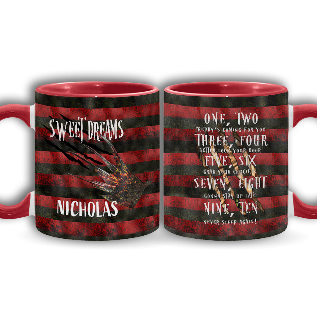 Sweet Dreams - Personalized Sweet Dreams Accent Mug