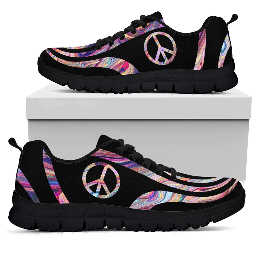Colorful Background Hippie Sneakers 0622