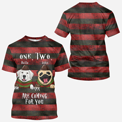 Coming For You - Personalized Dog All Over Shirt