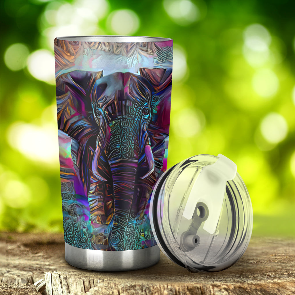 Elephant Mandala Elephant Tumbler 0622