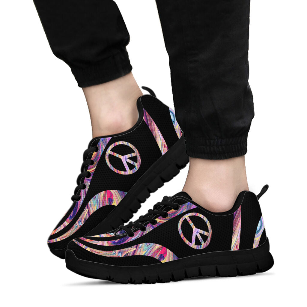 Colorful Background Hippie Sneakers 0622