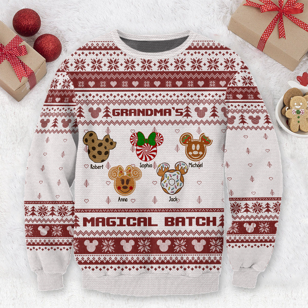 Nana's Magical Batch - Personalized Grandma Sweater