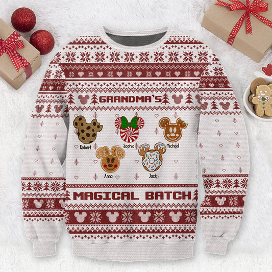 Nana's Magical Batch - Personalized Grandma Sweater