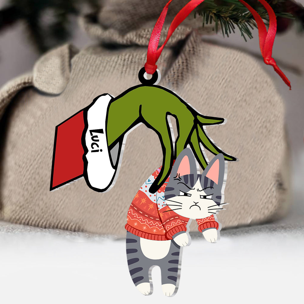 No Kitty Allowed - Personalized Cat Ornament