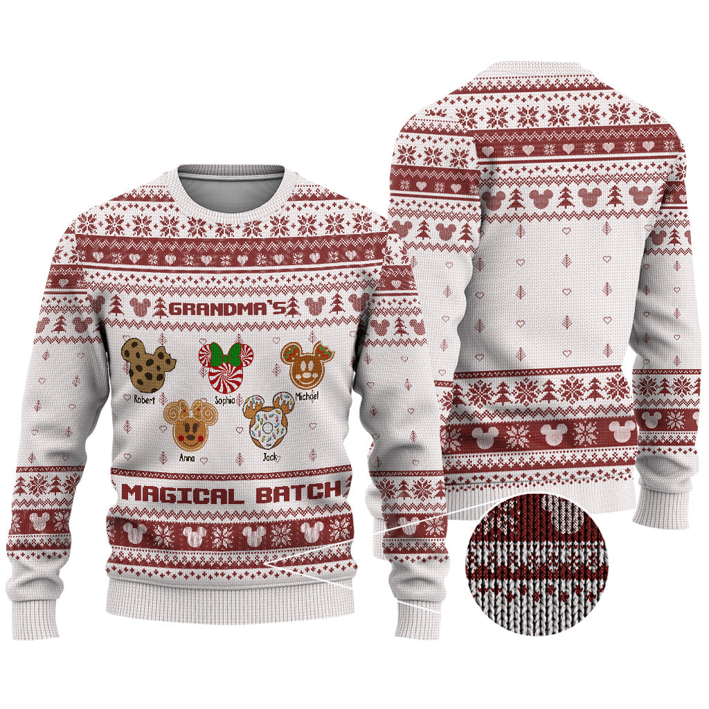 Nana's Magical Batch - Personalized Grandma Sweater