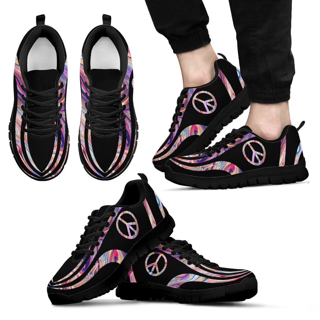 Colorful Background Hippie Sneakers 0622