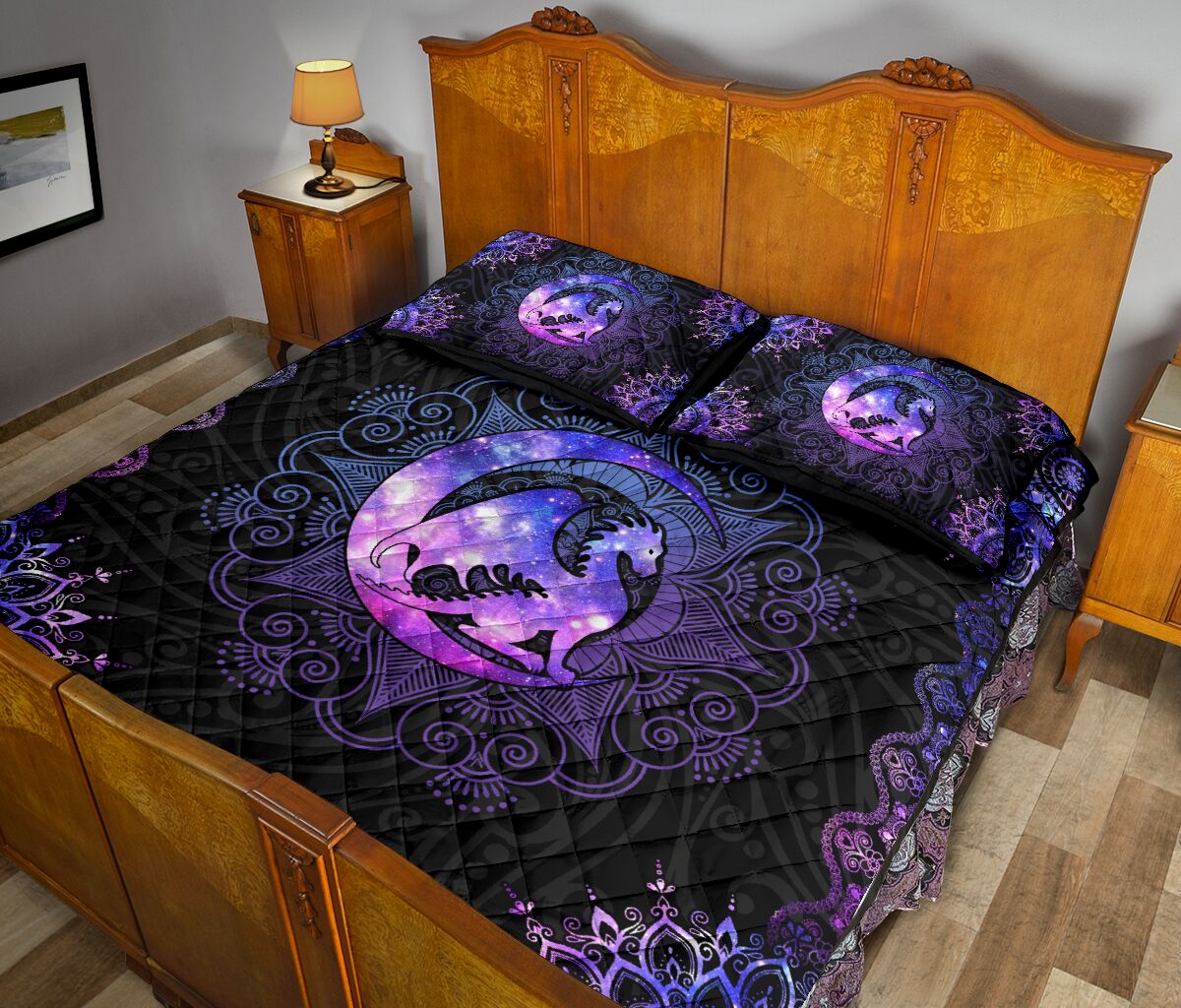 Cosmic Dragon Dragon Quilt Set 0622