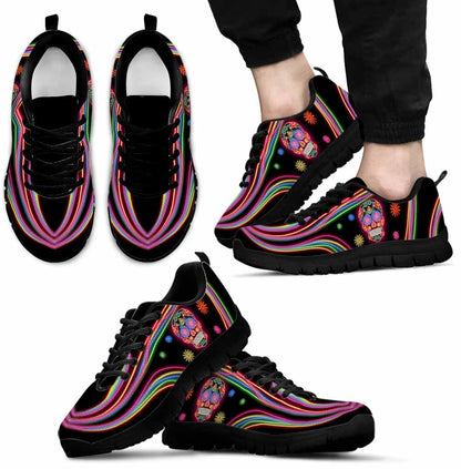 Skull Neon Sneakers