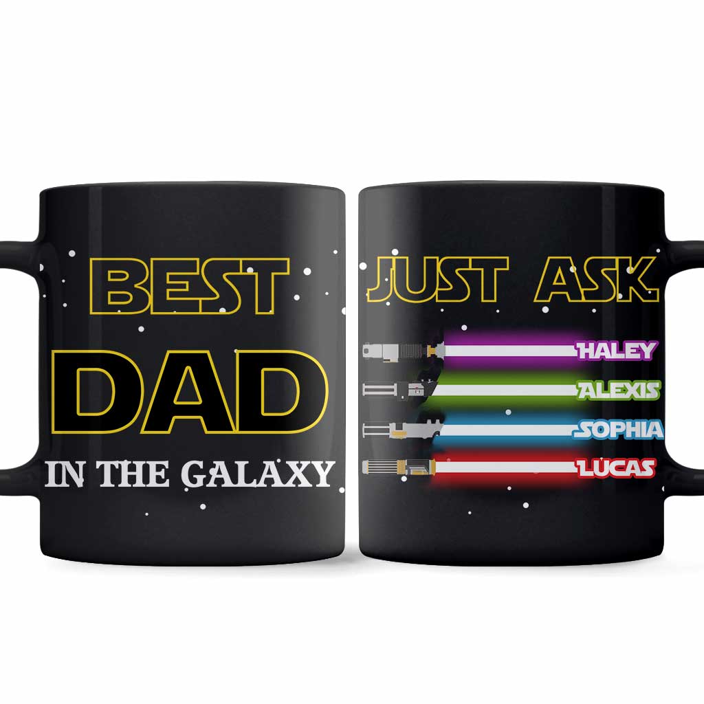 Best Dad In The Galaxy - Personalized Father's Day Mug