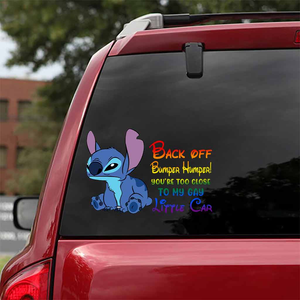 Back Off Bumper Humper - LGBT Support Decal Full