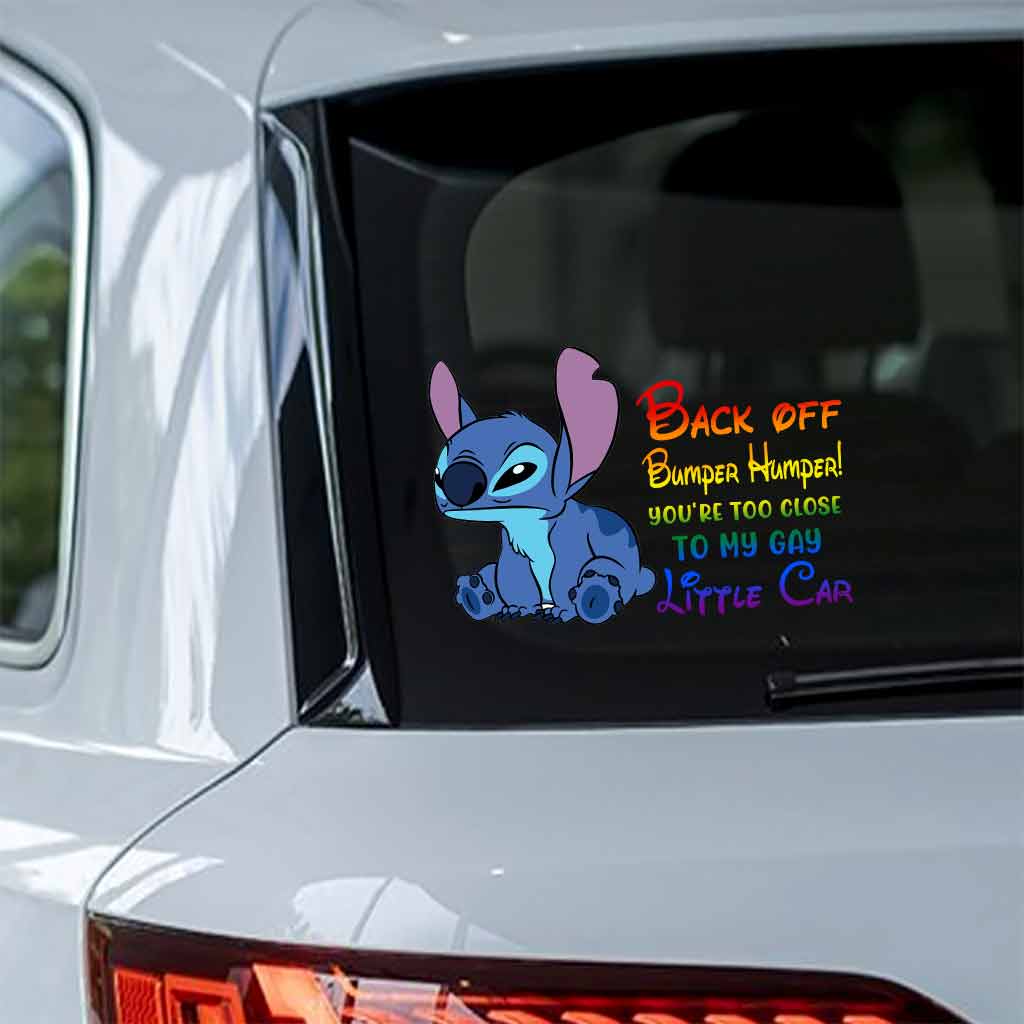 Back Off Bumper Humper - LGBT Support Decal Full