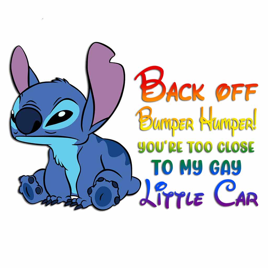 Back Off Bumper Humper - LGBT Support Decal Full