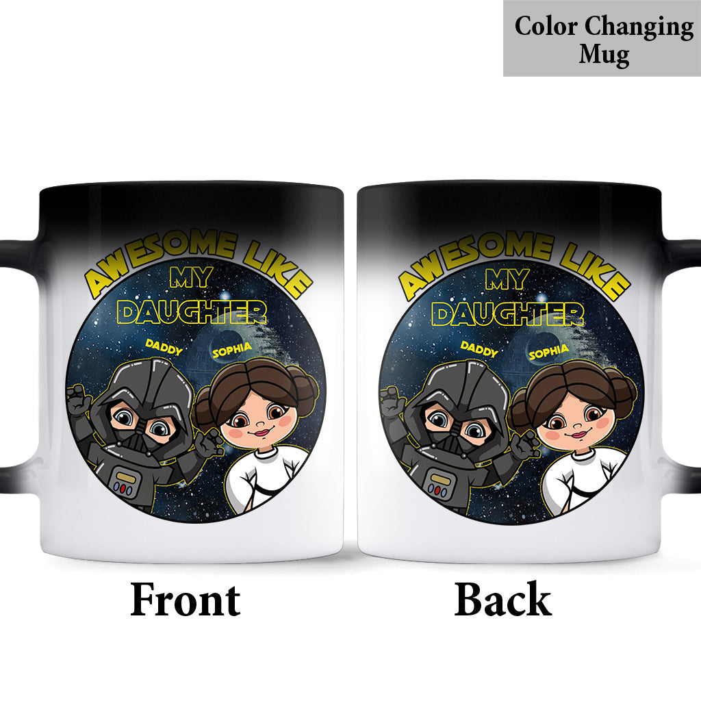 Awesome Like My Daughter - Personalized The Force Mug
