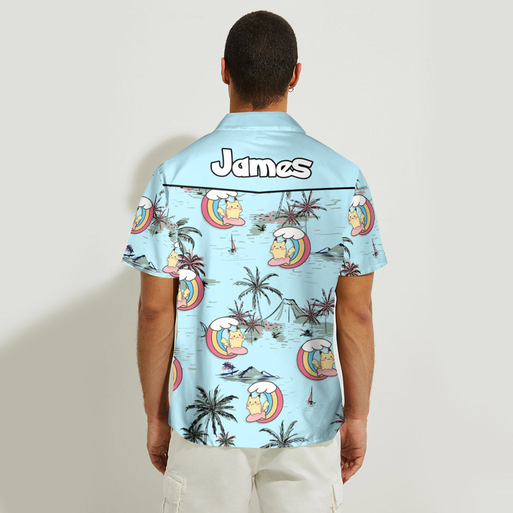 Summer Vibes - Personalized Monster Trainer Hawaiian Shirt