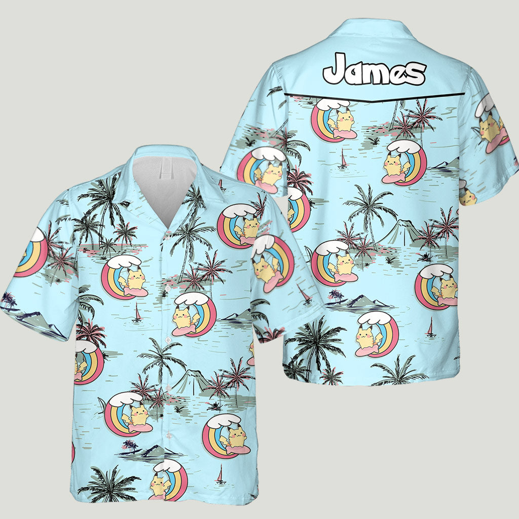 Summer Vibes - Personalized Monster Trainer Hawaiian Shirt