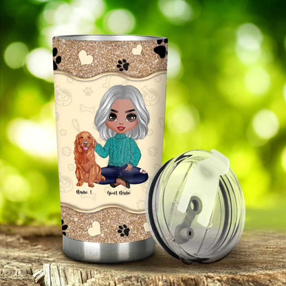 Dog Mom - Personalized Tumbler