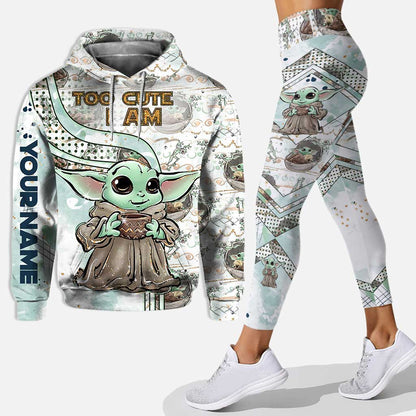 Too Cute I Am - Personalized Hoodie And Leggings