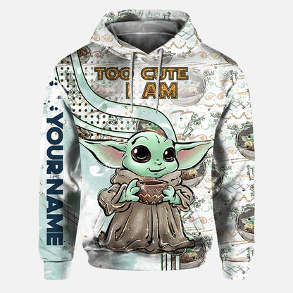 Too Cute I Am - Personalized Hoodie And Leggings