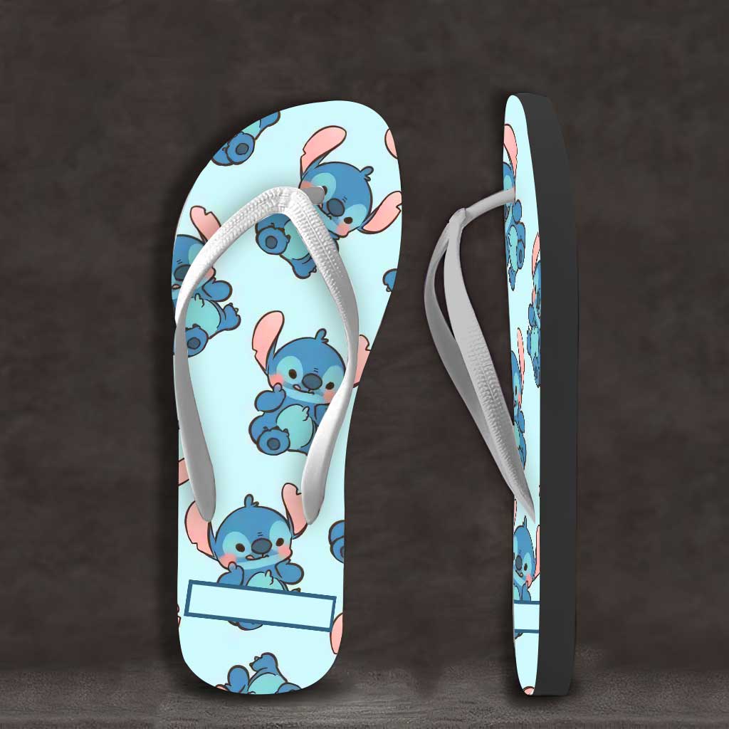 Ohana Summer Vibes - Personalized Ohana Flip Flops