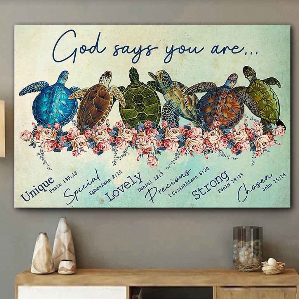 God Says You Are - Turtle Poster 062021