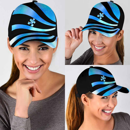 Autism Awareness Cap With Printed Vent Holes