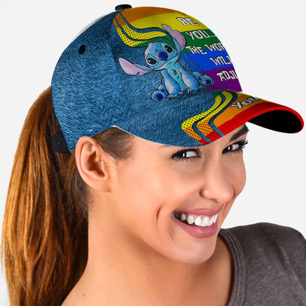 Be You The World Will Adjust - Personalized LGBT Support Classic Cap