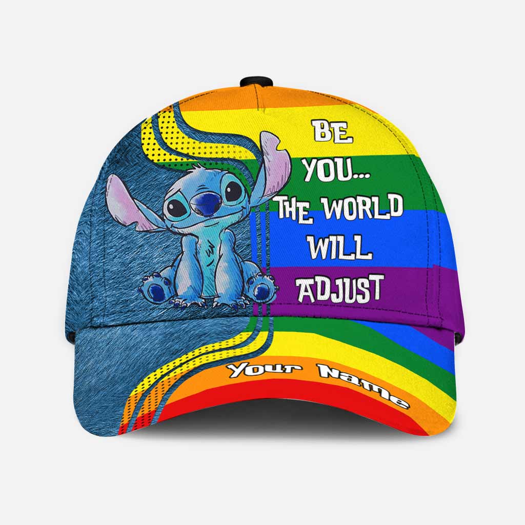 Be You The World Will Adjust - Personalized LGBT Support Classic Cap